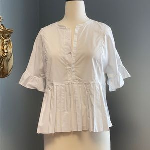Rebecca taylor short sleeve pep top